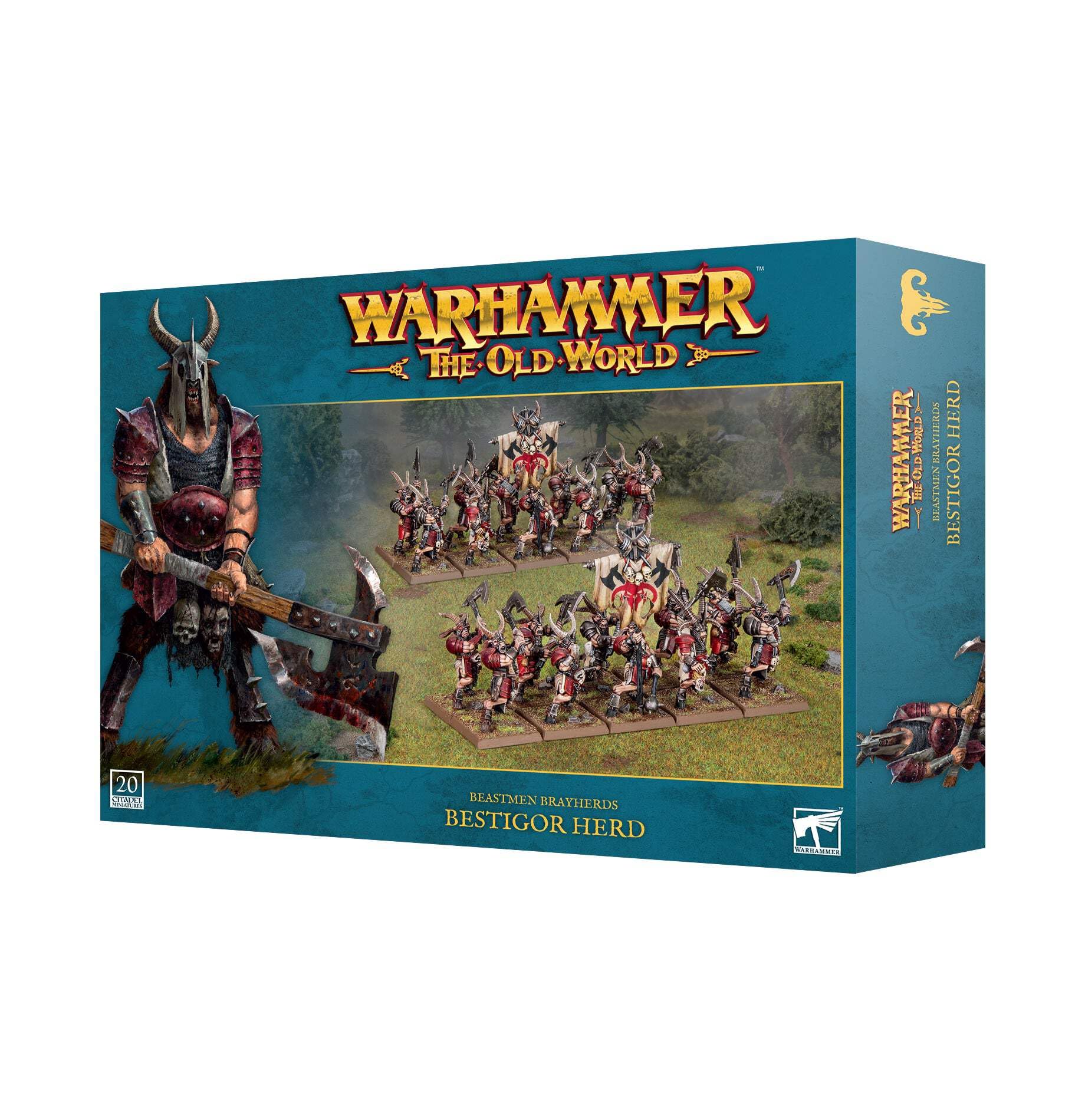 Warhammer beastmen ウォーハンマー オールドワールド Amazon.com: Warhammer The Old World – Bestigors Regiment | 20